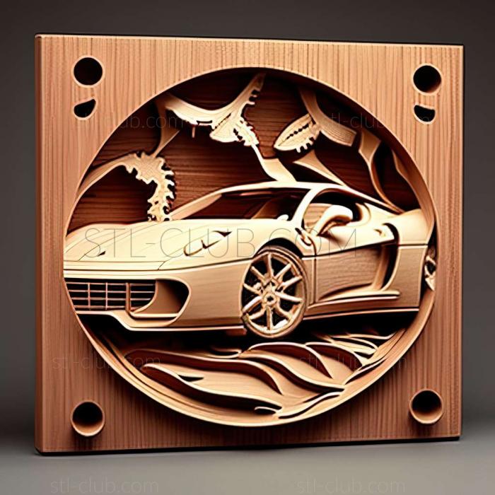 3D модель Ferrari F430 (STL)